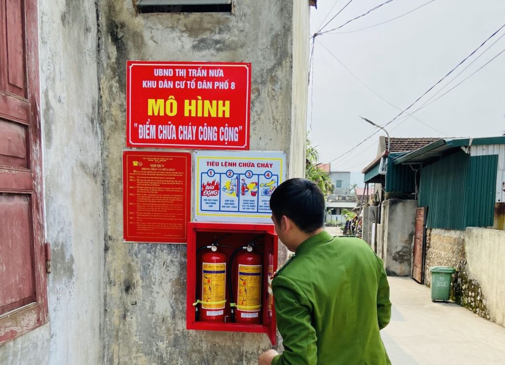 Tầm quan trọng của bình cứu hỏa trongviệc chữa cháy lúc đầu